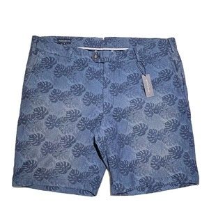 Peter Millar Collection Cotton Indigo Floral Pattern Short Size 38